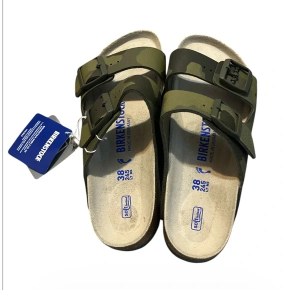 Birkenstock Arizona Soft Footbed Birko-Flor Desert Sandal 38 - Picture 2 of 3